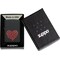 Zippo 2024 Zippo Heart Design, Black Matte ZIP-48719 - alternate 4